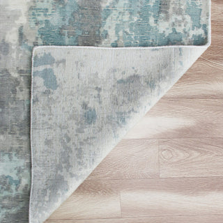 LR Home Calypso 81695 Blue/Gray Area Rug Backing Image