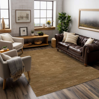 Karastan Cantada Mocha Area Rug Lifestyle Image Feature