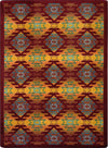 Joy Carpets Kaleidoscope Canyon Ridge Mesa Sunset Area Rug