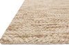 Loloi Carrick CK-01 Flax Area Rug Round Image Feature