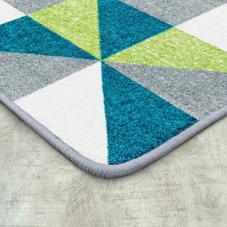 Joy Carpets Claremont Kids Cartwheel Calypso Area Rug