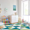 Joy Carpets Claremont Kids Cartwheel Calypso Area Rug