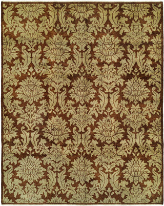Kalaty Carol Bolton CB-897 Ivory/Green Area Rug Main Image