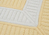 Colonial Mills Rope Walk CB90 Yellow Area Rug Closeup Image