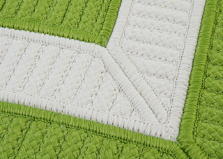 Colonial Mills Rope Walk CB91 Bright Green Area Rug Closeup Image