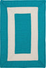 Colonial Mills Rope Walk CB92 Turquoise Area Rug Main Image