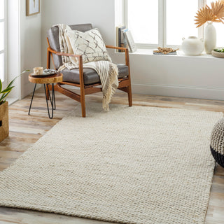 Surya Coil Bleached CBU-2300 Area Rug Room Scene Feature