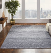 K2 Citadel CD-861 Charcoal Area Rug Lifestyle Image Feature