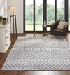 K2 Citadel CD-873 Silver Area Rug Lifestyle Image Feature