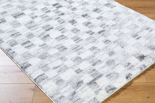 Livabliss Cloudy Shag CDG-2332 Ivory Area Rug Corner Shot