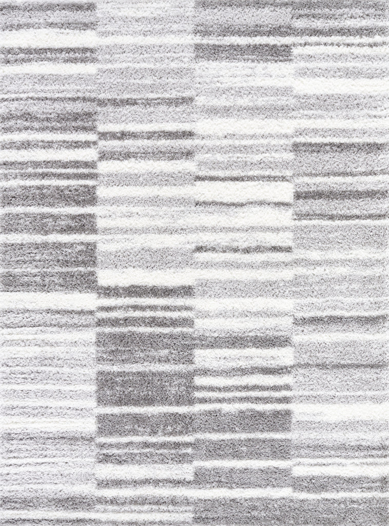 Livabliss Cloudy Shag CDG-2334 Gray Area Rug main image