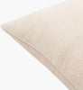 Livabliss Corduroy Quarters CDQ-001 Light Beige Corner Shot