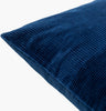 Livabliss Corduroy Quarters CDQ-005 Navy Corner Shot