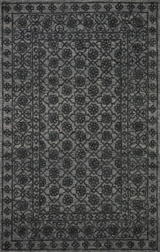 Loloi Cecelia CEC-01 Smoke / Dark Grey Area Rug main image