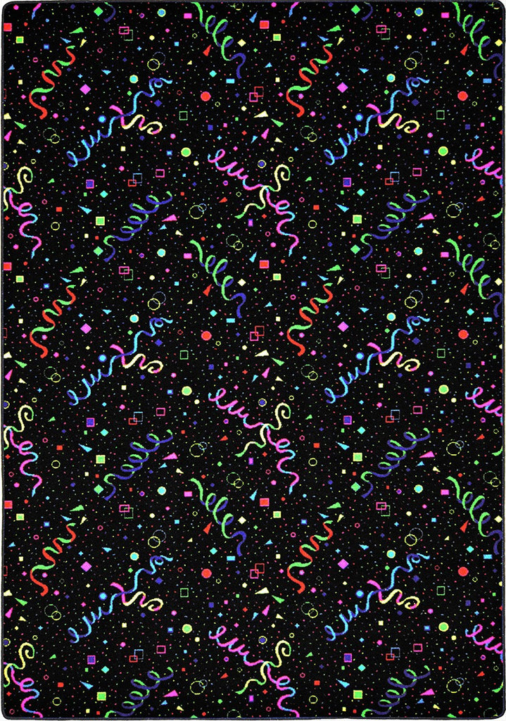 Joy Carpets Neon Lights Celebration Fluorescent Area Rug