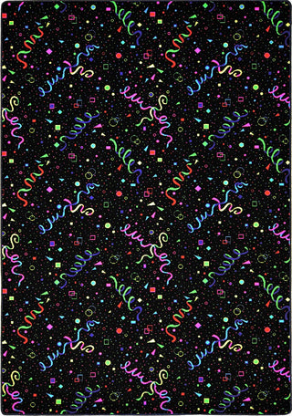 Joy Carpets Neon Lights Celebration Fluorescent Area Rug