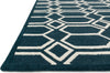 Loloi Celine CF-05 Navy / Ivory Area Rug Corner Shot
