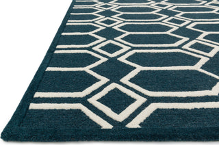Loloi Celine CF-05 Navy / Ivory Area Rug Corner Shot