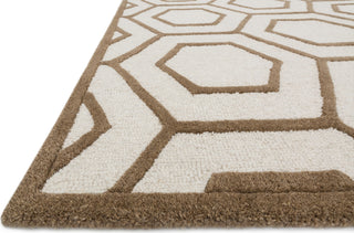 Loloi Celine CF-07 Ivory / Taupe Area Rug Corner Shot