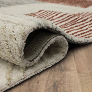 Karastan Bowen Central Valley Red Area Rug by Drew and Jonathan Detail Image
