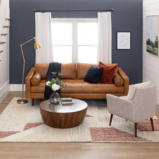 Karastan Bowen Central Valley Red Area Rug by Drew and Jonathan Lifestyle Image Feature