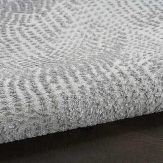 Nourison Central Park West CEP01 Grey Area Rug by DKNY Corner Image