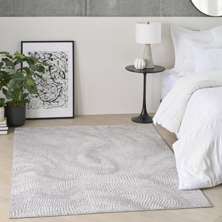 Nourison Central Park West CEP01 Grey Area Rug by DKNY Corner Image