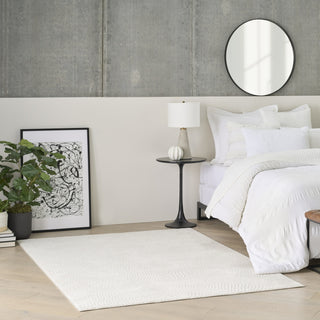 Nourison Central Park West CEP01 Ivory Area Rug by DKNY Corner Image