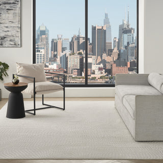 Nourison Central Park West CEP01 Ivory Area Rug by DKNY Swatch Image