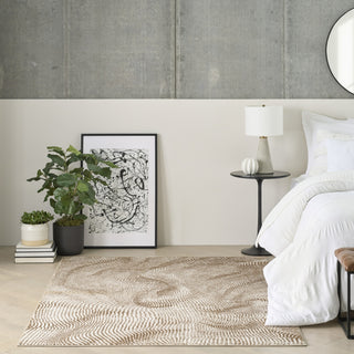 Nourison Central Park West CEP01 Beige Brown Area Rug by DKNY Swatch Image