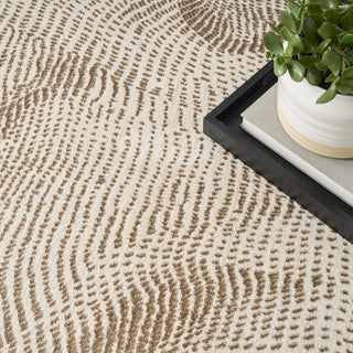 Nourison Central Park West CEP01 Beige Brown Area Rug by DKNY Texture Image