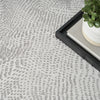 Nourison Central Park West CEP01 Grey Area Rug by DKNY Corner Image