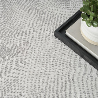 Nourison Central Park West CEP01 Grey Area Rug by DKNY Corner Image