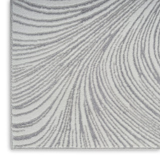 Nourison Central Park West CEP02 Grey Area Rug by DKNY Corner Image