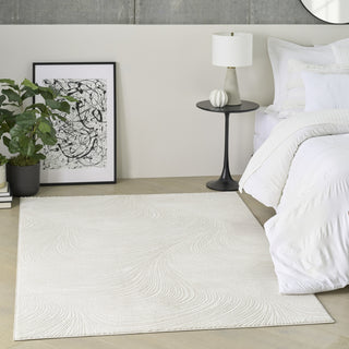 Nourison Central Park West CEP02 Ivory Area Rug by DKNY Corner Image