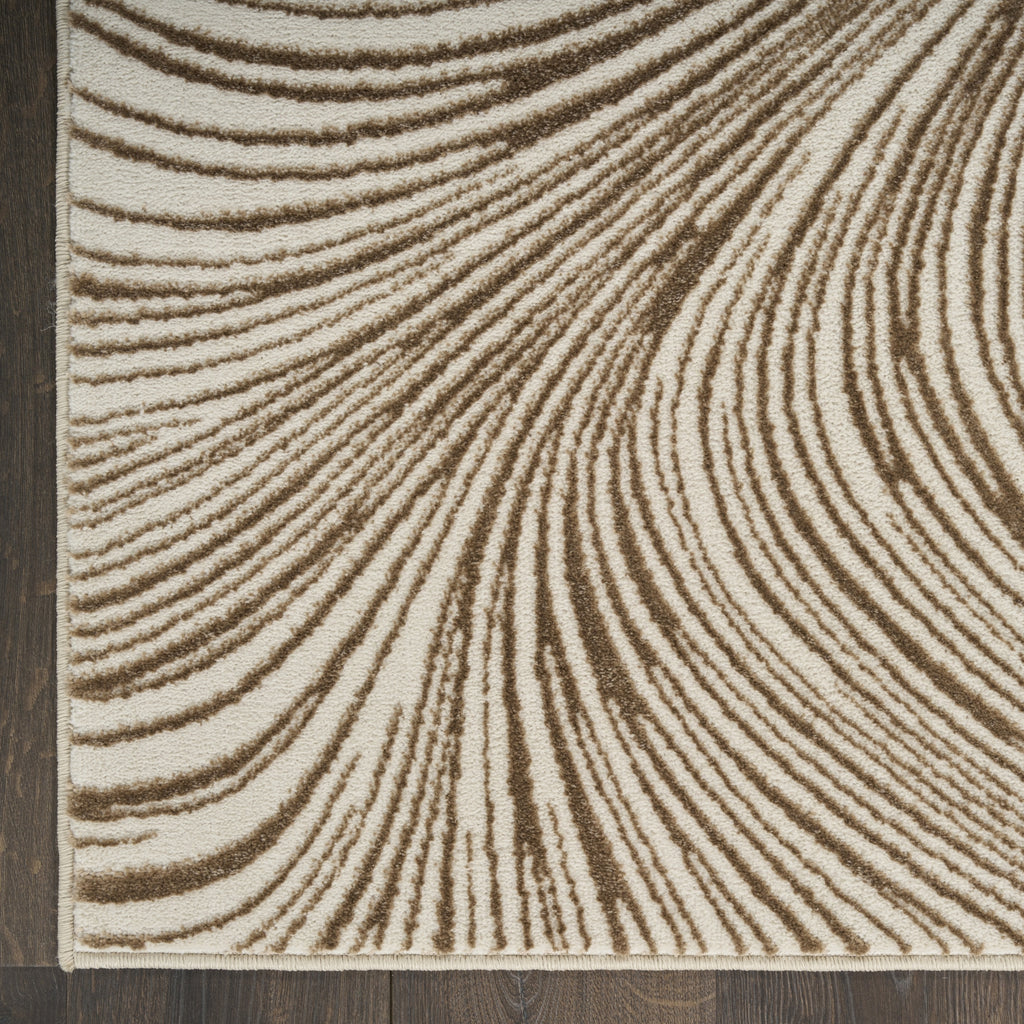 Nourison Central Park West CEP02 Beige Brown Area Rug by DKNY main image