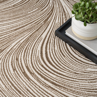 Nourison Central Park West CEP02 Beige Brown Area Rug by DKNY Texture Image