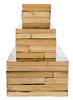 Surya Cane Garden CGN-009 Brown Angle