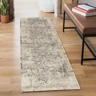 LR Home Cheshire 82121 Grey Area Rug Lifestyle Image