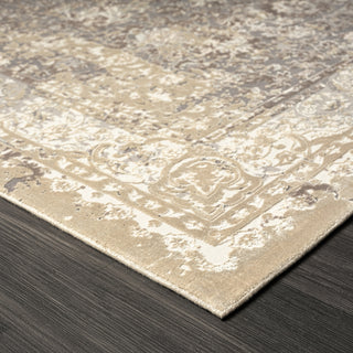 LR Home Cheshire 82121 Grey Area Rug Angle Image