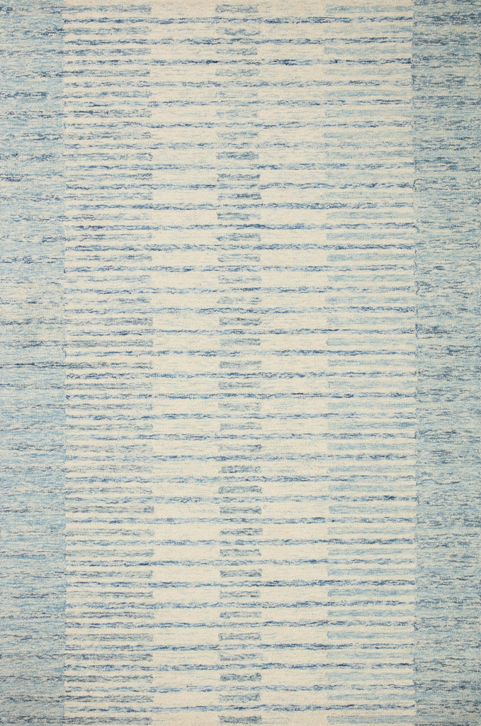 Chris Loves Julia x Loloi Chris CHR-01 Ivory/Denim Area Rug main image