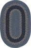 Colonial Mills Corsair Banded Oval CI27 Blue Area Rug