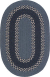 Colonial Mills Corsair Banded Oval CI27 Blue Area Rug