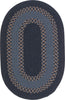 Colonial Mills Corsair Banded Oval CI57 Navy Area Rug