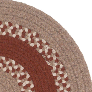 Colonial Mills Corsair Banded Oval CI87 Natural Area Rug