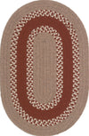 Colonial Mills Corsair Banded Oval CI87 Natural Area Rug