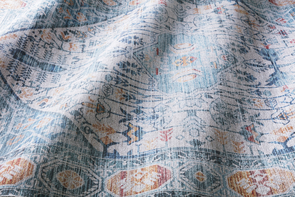 Loloi Cielo CIE-03 Ivory/Sunset Area Rug by Justina Blakeney Lifestyle Image Feature