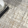 CK950 Rush Ivory Grey Area Rug by Calvin Klein Corner Image