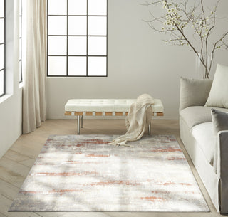 CK950 Rush CK951 Ivory/Multi Area Rug by Calvin Klein Room Image Feature