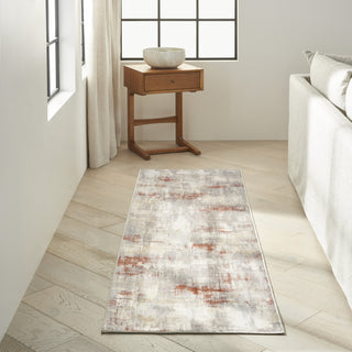 CK950 Rush CK951 Ivory/Multi Area Rug by Calvin Klein Runner